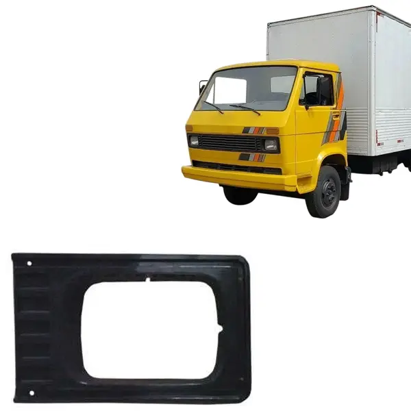 Moldura Farol Dianteiro Caminhão VW 1981 até 1992 Direito