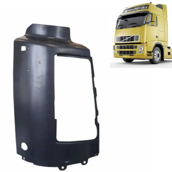 Moldura Farol para Caminhão Volvo FH 2004 á 2009 Lado Direito