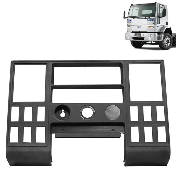 Moldura Painel Central Rádio para Caminhão Ford Cargo até 2011
