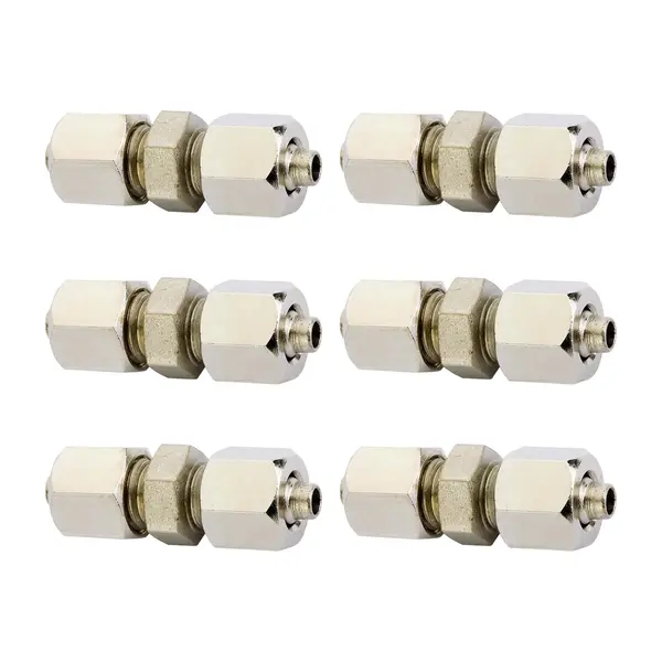 Niple Emenda Calibrador Rodoar 6 Mm KIT 6 Peças