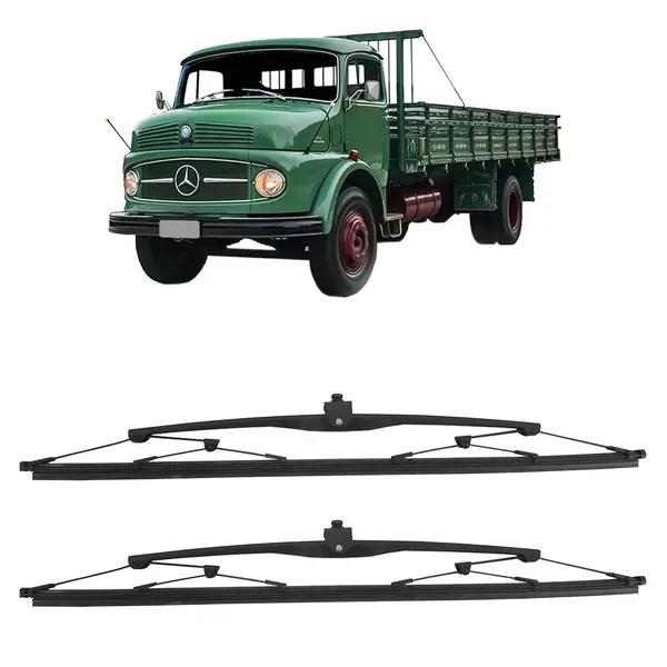 Palheta Limpador Parabrisa Caminhão MB 1111 Cabine Baixa Par