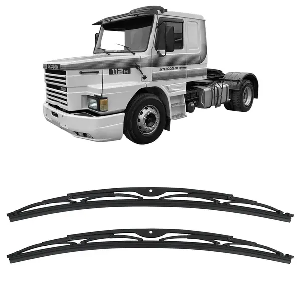 Palheta Limpador Parabrisa Caminhão Sc 112 T R Par