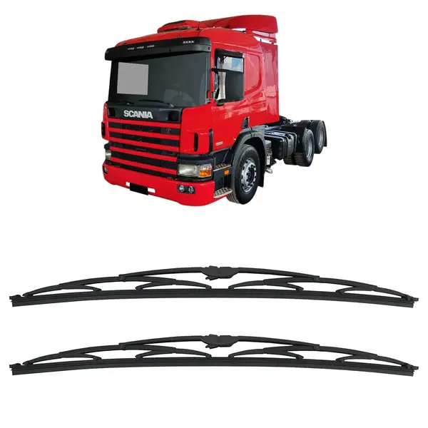 Palheta Limpador Parabrisa Caminhão Sc Serie 4 Par