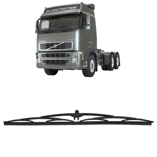 Palheta Limpador Parabrisa Caminhão Volvo FH com Sistema Gancho - Fácil Instalação