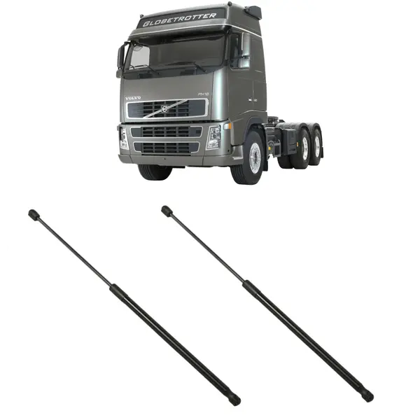 Par Amortecedor da Grade Frontal para Caminhão Volvo FH 2004 - Alta Durabilidade