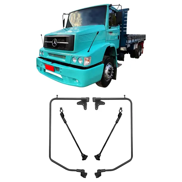 Par Braço Espelho Retrovisor c/ Tirante MB HPN 1620 Atron 1319