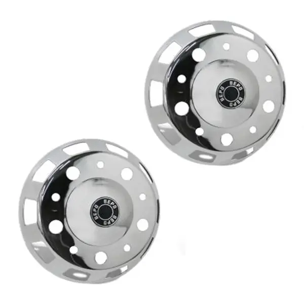 Par Calota Aro 22,5 10F Speedline Caminhão MB VW Volvo Sc Ford