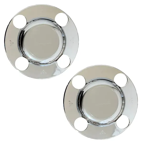 Par Capa Cubo Roda MB Atego Axor Actros Truck Cromada