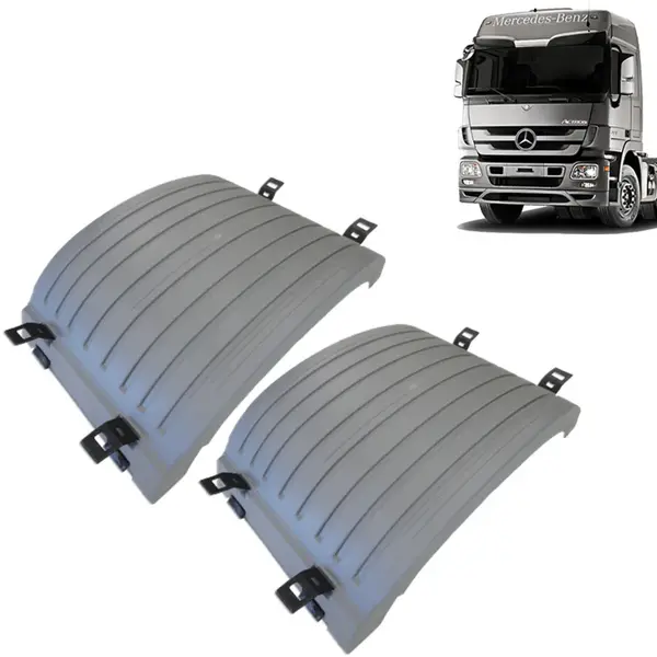 Par Centro Para-lama Traseiro para Caminhão MB Axor / Actros com Presilhas