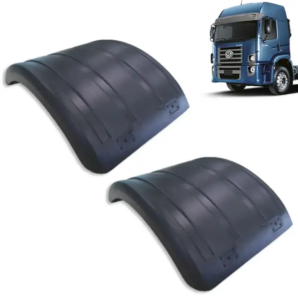 Par Centro Para-lama Traseiro para Caminhão Volkswagen Constellation / Titan