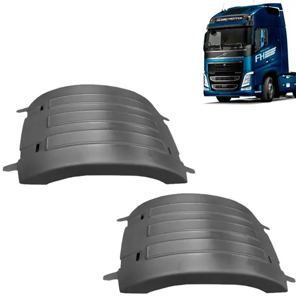 Par Centro Para-Lama Traseiro Truck para Caminhão Volvo FH após 2015