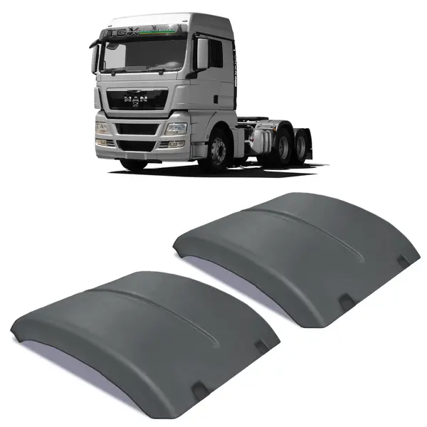 Par Centro Paralama para Caminhão MAN TGX Plastico