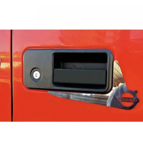 Par de Moldura Asa Delta Inox Maçaneta de Porta Volvo FH 2014