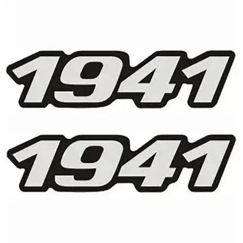 Par Emblema Caminhão MB 1941 Adesivo Resinado Lateral