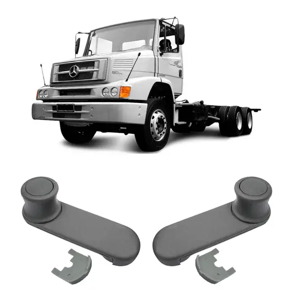 Par Manivela do Vidro Caminhão MB 1620 1938 1720 Ferro