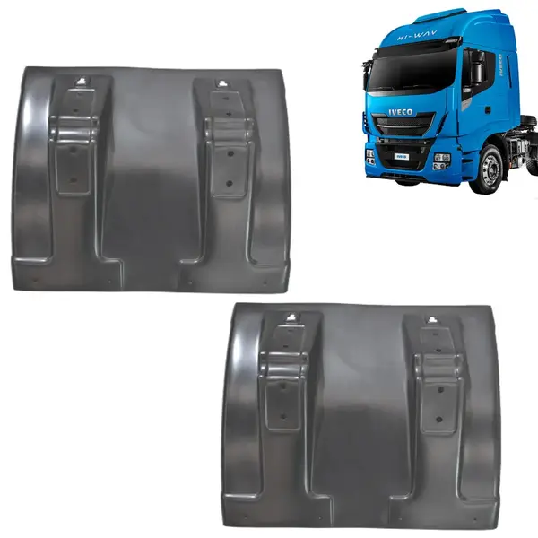 Par Meio Para-lama Traseiro para Caminhão Iveco Hi-Way / Stralis