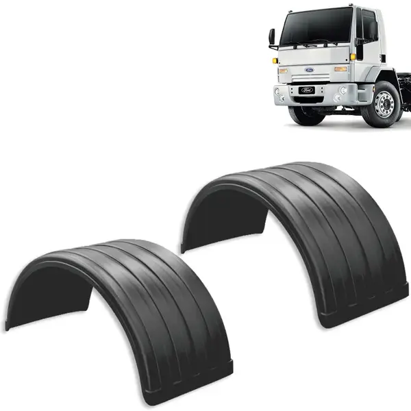 Par Para-Lama Traseiro para Cavalo Mecânico Ford Cargo até 2011
