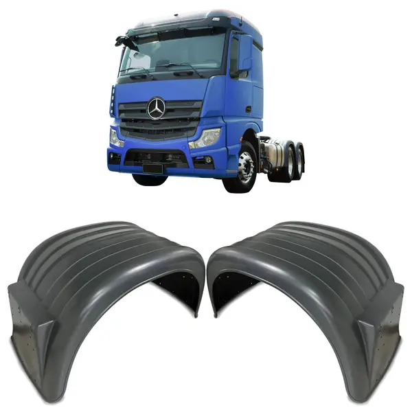 Par Paralama Dianteiro Caminhão MB Actros Ano 2022... Acima