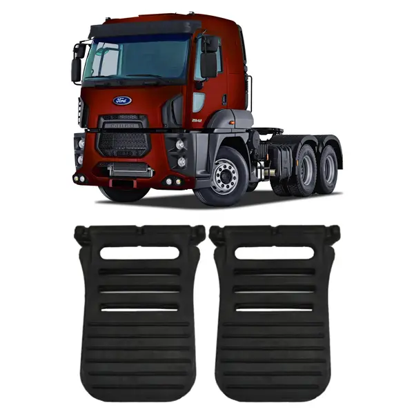 Par Presilha Paralama Caminhão Ford Cargo 2842 Tripartido