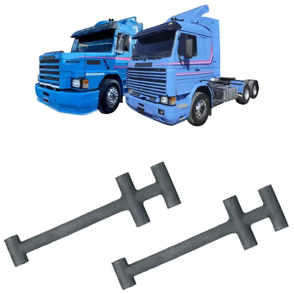 Par Presilha Tampa Caixa Bateria Caminhão Sc 113
