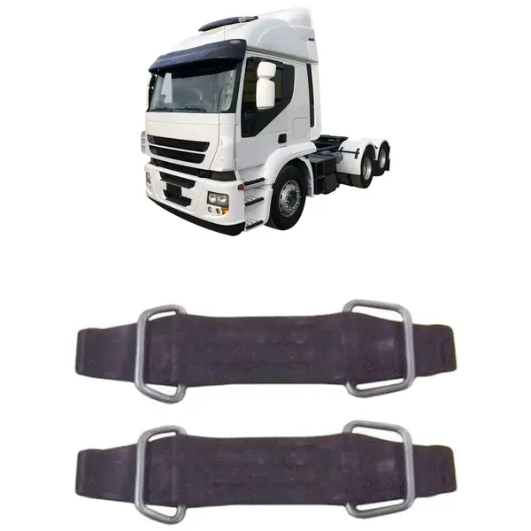Par Presilha Tampa Caixa Bateria Iveco Stralis Eurotech