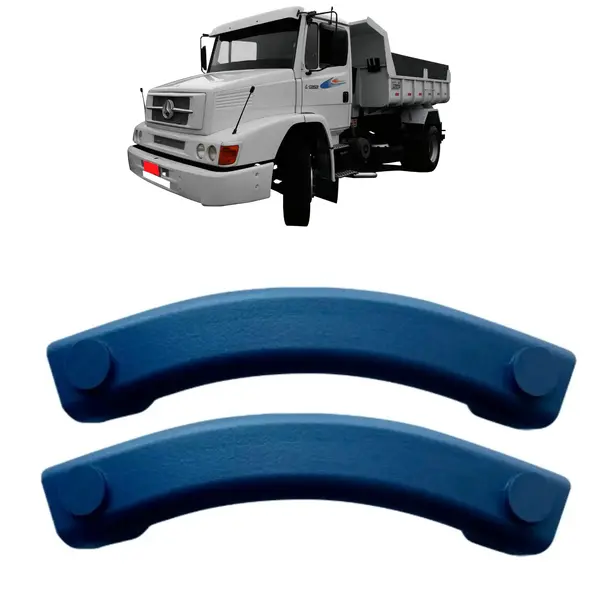 Par Puxador Porta Caminhão Mercedes Benz 1620 Até 1999 Azul Durável