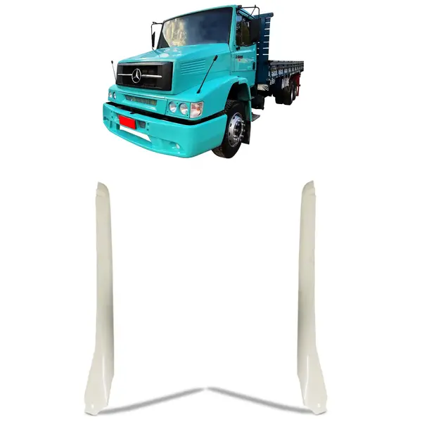 Par Revestimento Coluna Parabrisa Mercedes Benz 1620 1632 1938 Moldura Externa