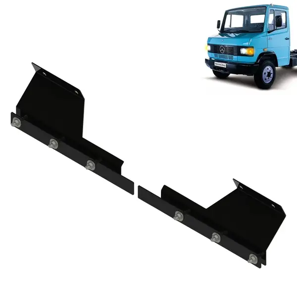 Par Suporte Apara Barro Dianteiro para Caminhão MB 709 / 710 / 712 / 912 / 914 / 1114