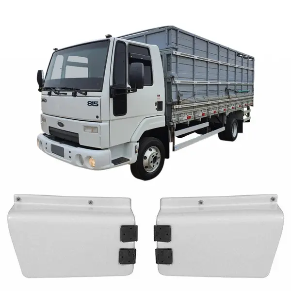 Par Tampa Estribo Ford Cargo 815 2000 a 2011 1 Degrau - Reposição Resistente e Durável