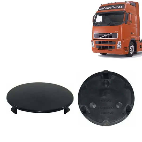 Par Tampão Acabamento Grade Inferior para Caminhão Volvo FH 2004 á 2014