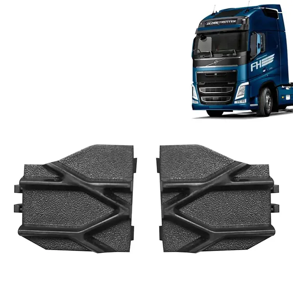 Par Tampas Acabamento Grade Superior para Caminhão Volvo FH após 2015