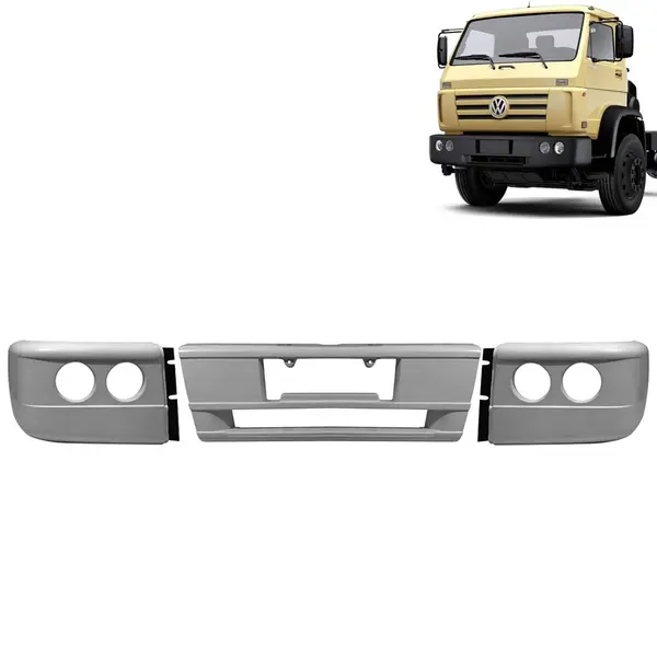 Para-Choque Dianteiro Estreita para Caminhão VW Worker Cinza
