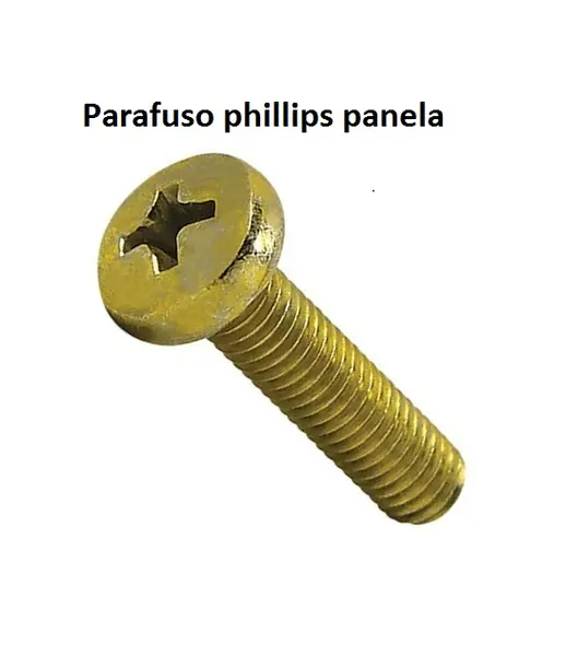 Parafuso Parachoque Philips 10X25 Maq Panela Bicromatizado