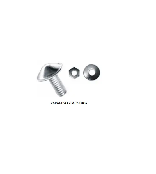 Parafuso Placa Inox