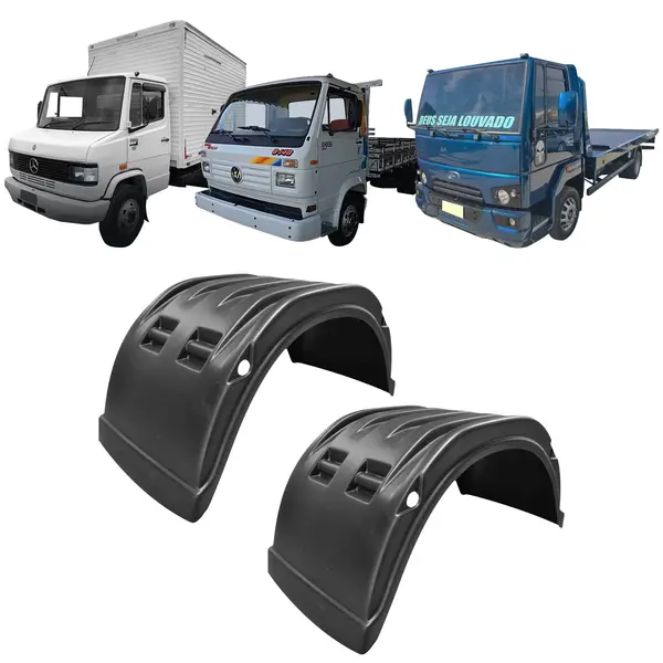 Paralama Caminhão 3/4 Baú Carroceria Guincho Universal Par