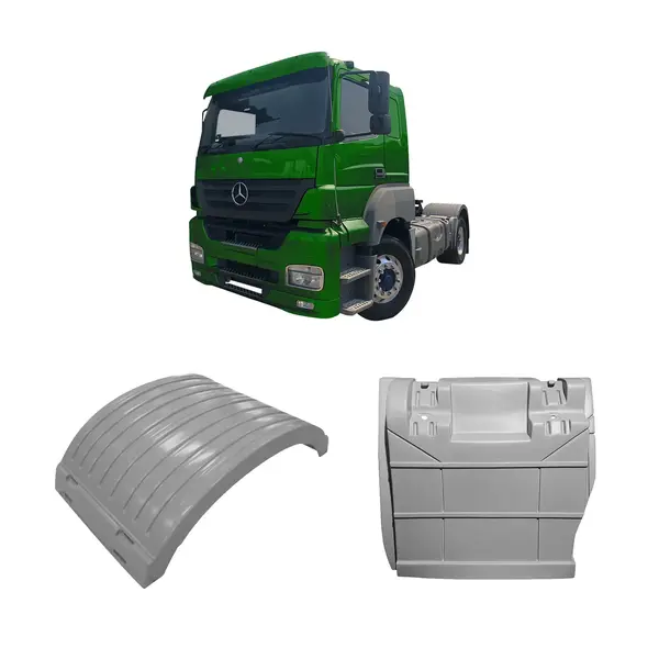 Paralama Tração Caminhão MB Actros Axor Jogo KIT c/ 2 Peças