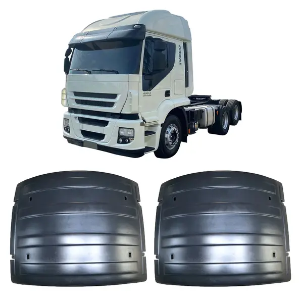 Paralama Tração Central Iveco Stralis Tripartido S/pres Par
