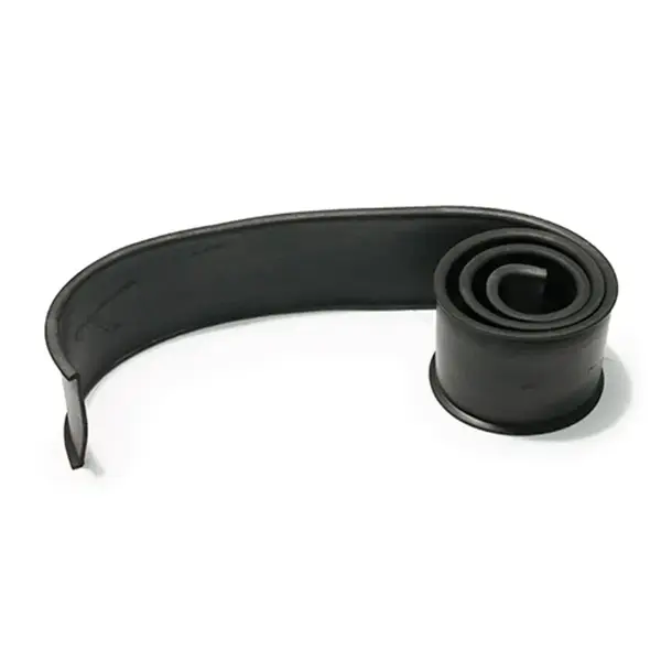 Perfil Borracha Liso Preto para Tanque Combustível Caminhão 54 mm