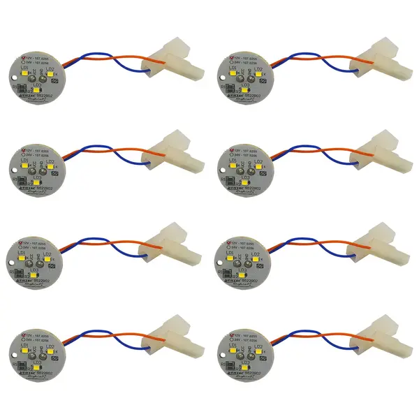 Placa Luminoso Interno Climatizador Resfriar 12V ( KIT c/ 8 Peças )