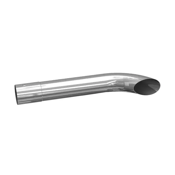 Ponteira Escapamento Cromada Sport Caminhão 4,5 Polegad 61cm
