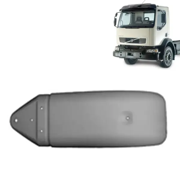 Ponteira Para-Choque Dianteiro em Fibra Para Caminhão Volvo VM 2003 á 2006 Lado Esquerdo