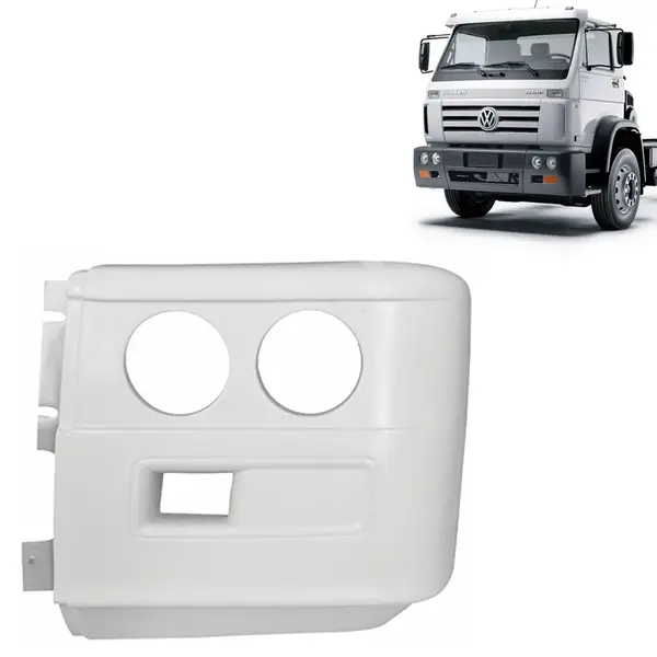 Ponteira Para-Choque Dianteiro para Caminhão VW Titan / Worker com Aba Lado Esquerdo