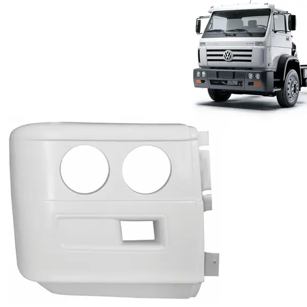 Ponteira Para-Choque Dianteiro para Caminhão VW Titan / Worker com Aba Lado Direito