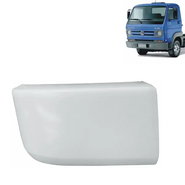 Ponteira Para-Choque para Caminhão VW Delivery 2005 á 2012 Lado Direito Cinza