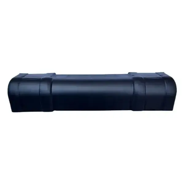 Ponteira Plástica Curvada Tira Fino Protetor Ciclista Retangular Caminhão 30x100mm