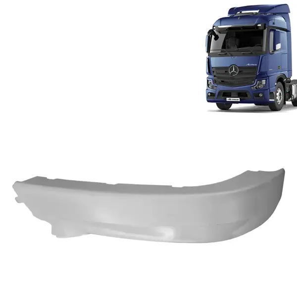 Ponteira Spoiler Para-Choque para Caminhão MB Actros Após 2020 Lado Esquerdo