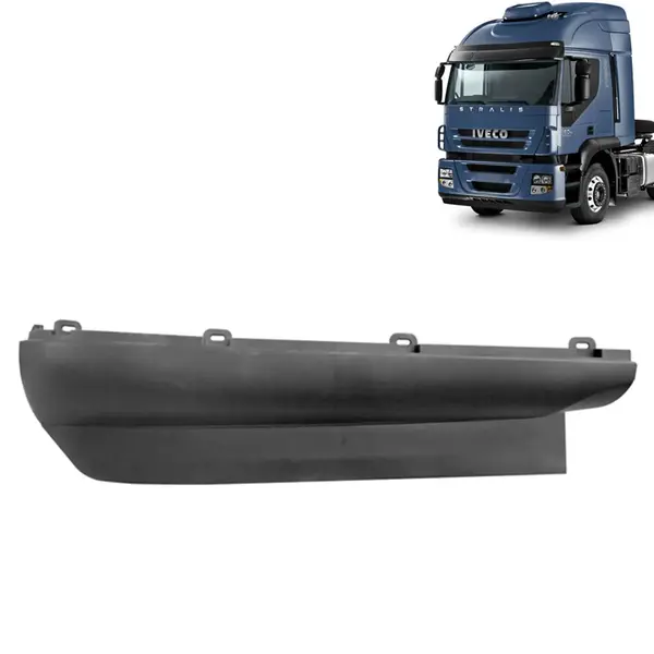 Ponteira Spoiler Similar ao Original para Caminhão Iveco Stralis 2008 á 2014 Lado Direito