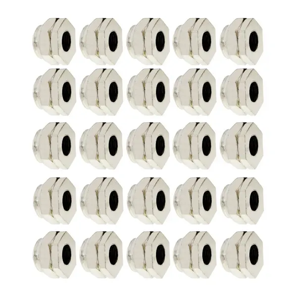 Porca Calibrador Rodar Calota Cromado KIT c/ 25