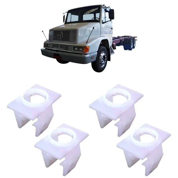 Presilha Fixadora Forro Pedal Caminhão MB 1618 KIT 4 Peças
