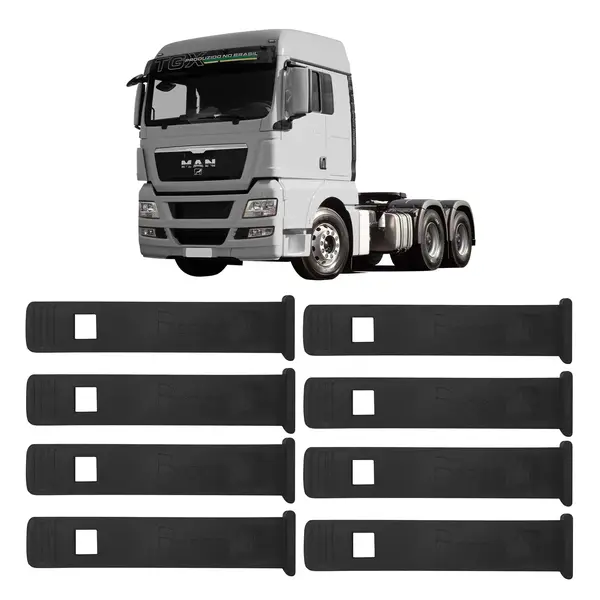 Presilha Paralama Caminhão MAN TGX KIT C/8